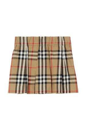 Beige cotton skirt BURBERRY KIDS | 8078400A7028